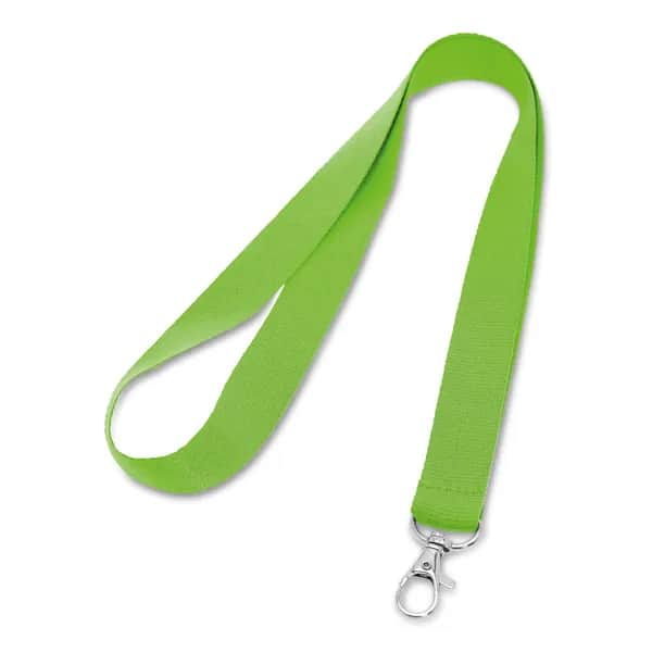Lanyard aus Polyester mit 20mm Breite - LARIAT - Hellgrün