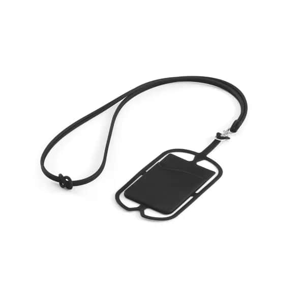Kartenetui mit Smartphone-Halter - NICOLAUS - Schwarz