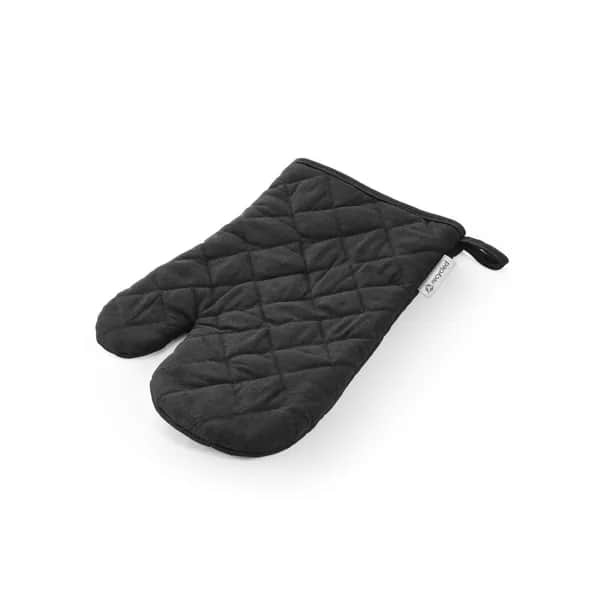 Küchenhandschuh aus Baumwolle (60% recycelter) - RICKEY - Schwarz