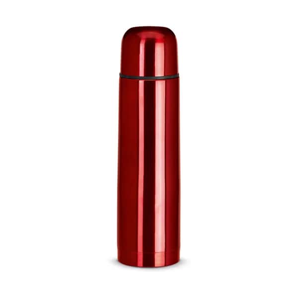 Thermosflasche aus Edelstahl mit 500 ml Fassungsvermögen - LUKA - Rot