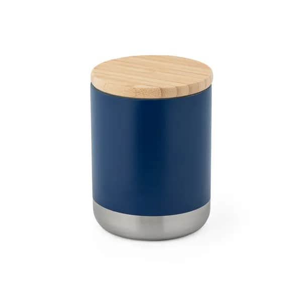 Isolierbecher aus Edelstahl (36% recycelt) (370 mL), doppelwandig und vakuumisoliert - NORRE TUMBLER - Dunkelblau