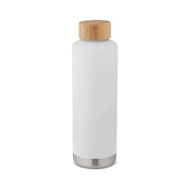 Isolierflasche aus Edelstahl (36% recycelt) (640 mL) - NORRE BOTTLE - Weiß