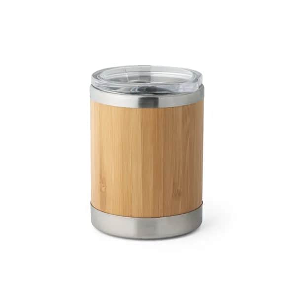 Becher aus Bambus und Edelstahl, 350 ml - LYCKA - Natur