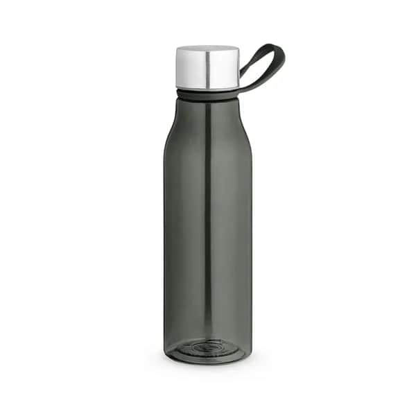 Recycelte PET-Flasche (100 % rPET) mit glänzender, transluzenter Oberfläche - SENNA - Schwarz