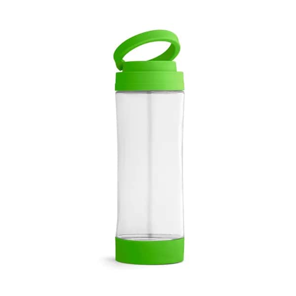 Sportflasche aus Glas mit PP-Verschluss 390 ml - QUINTANA - Hellgrün
