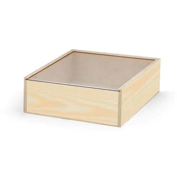 Holzschachtel L - BOXIE CLEAR L - Natur - dunkel