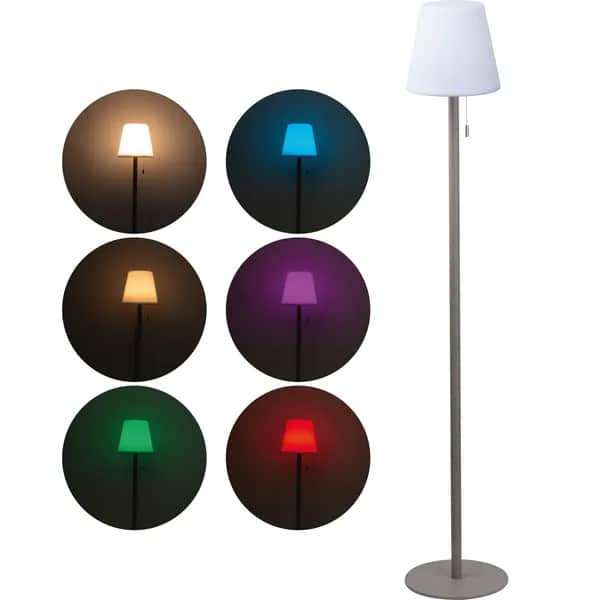Große Outdoor Lampe mit Farbwechsel BRIDGET - weiss