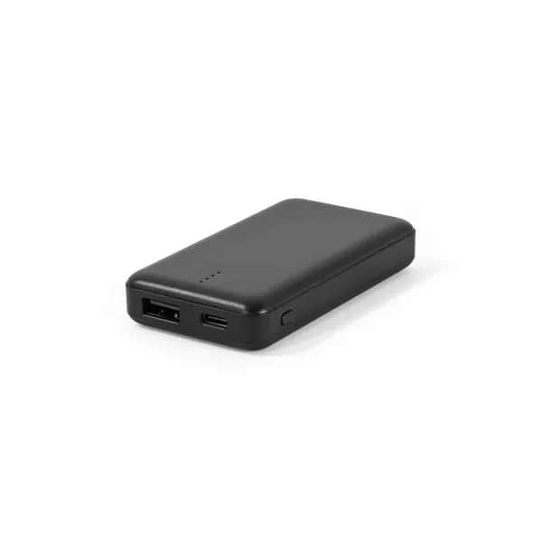 Powerbank 4000 mAh bei recyceltem ABS (100% rABS) - SHERYL - Schwarz