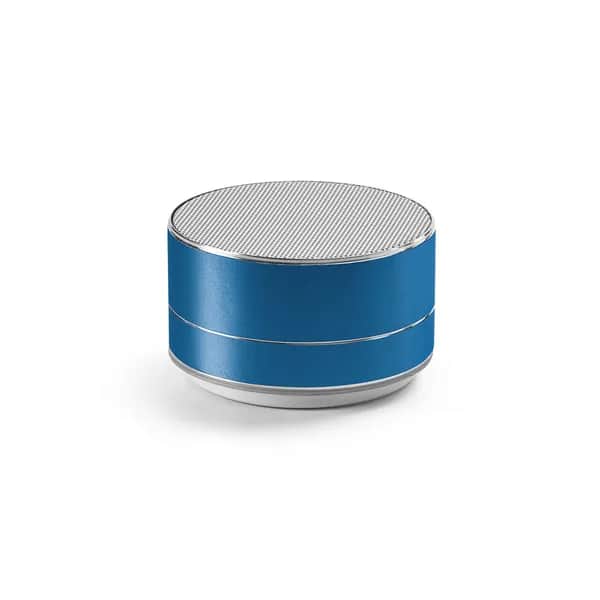 Lautsprecher 3W mit 3 Stunden Akkulaufzeit recyceltem Aluminium (100% rAL) und Recyceltes ABS (100% rABS) - FLOREY - Blau