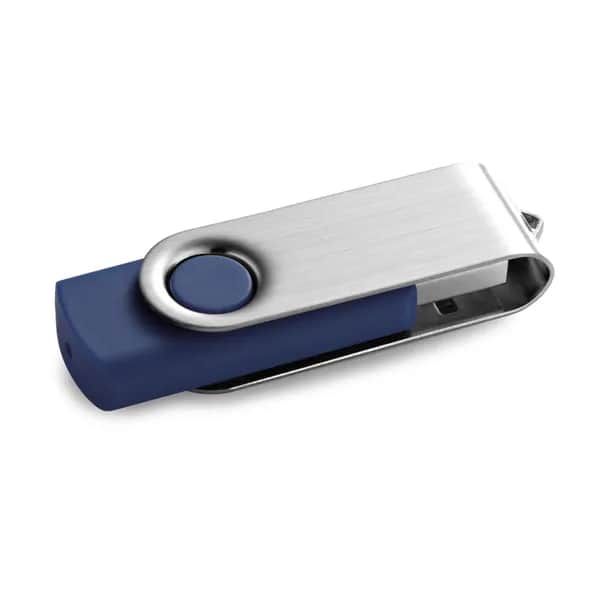 USB-Stick 4 GB mit Metallclip - CLAUDIUS 4GB - Blau