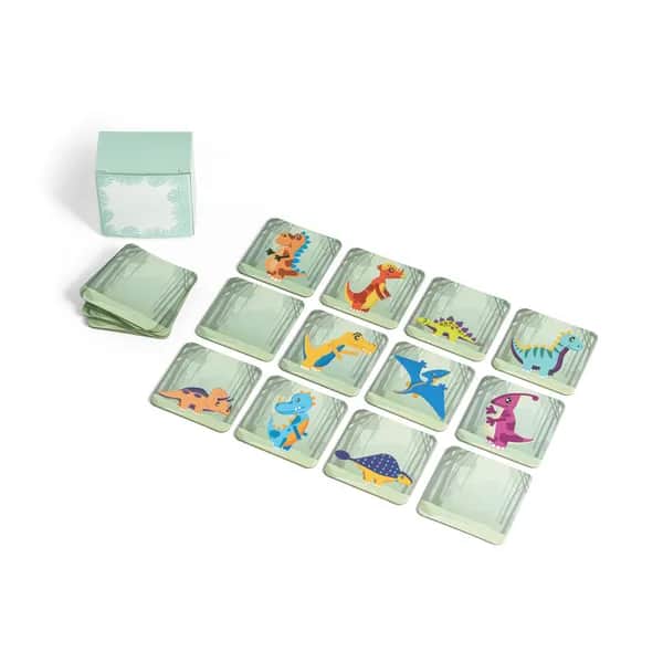 Memory-Spiel mit 20 Teilen - TRICERATOPS - Hellgrün