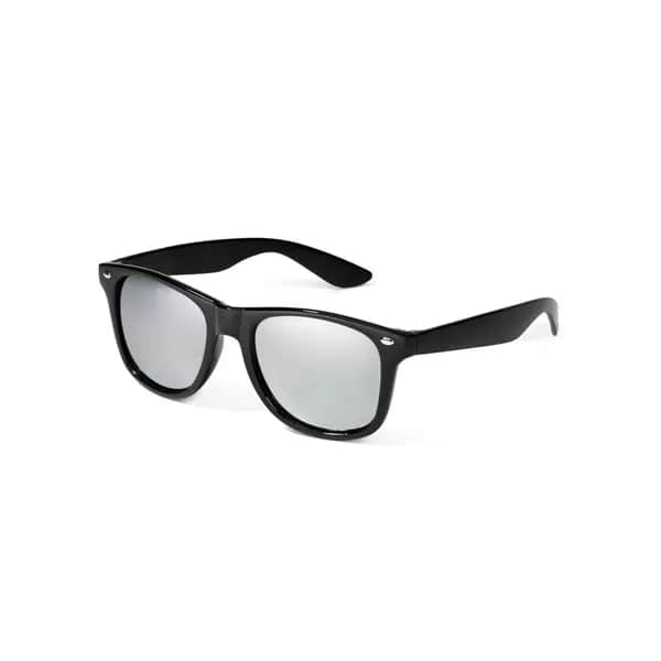 Sonnenbrille aus PC mit gespiegelten Brillengläsern - NIGER - Schwarz