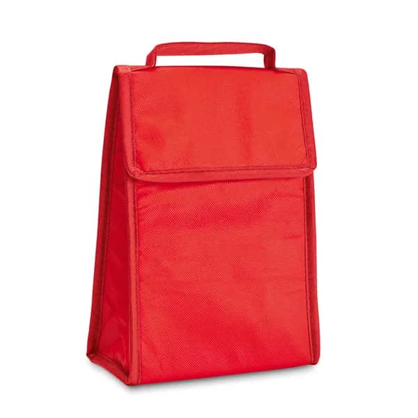 Faltbare Kühltasche 3l aus Vliesstoff (80 g/m²) - OSAKA - Rot