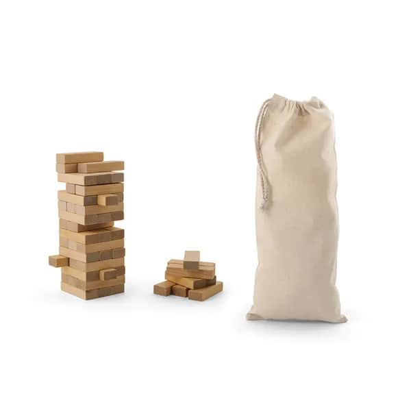 Holzspiel, 54teilig - FLIK - Naturhell