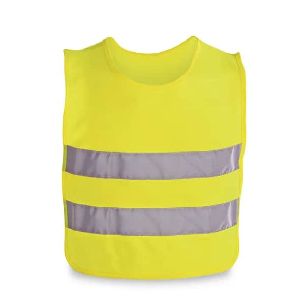 Kinder Reflektorweste aus 100% Polyester - MIKE - Gelb