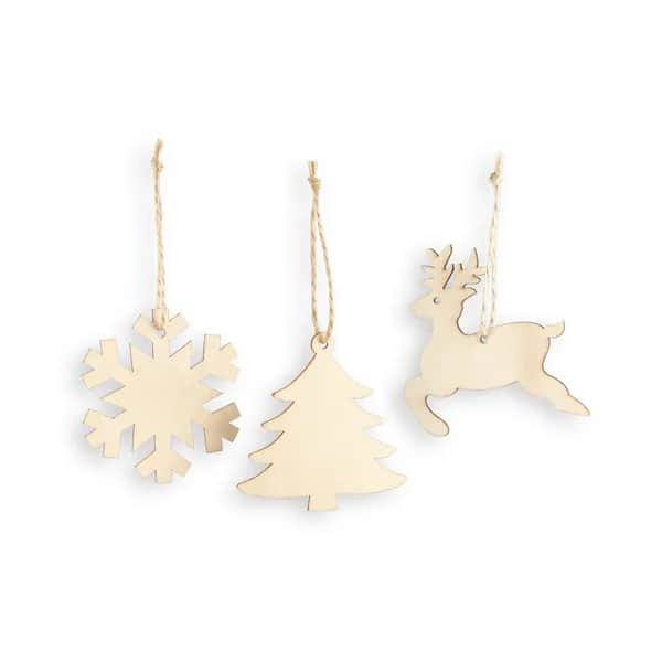 Weihnachtsfiguren zum Aufhängen - FLAKE - Naturhell