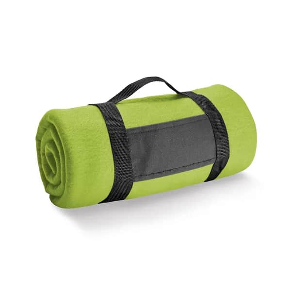 Fleecedecke (180 g/m²) mit abnehmbarem Griff - THORPE - Hellgrün