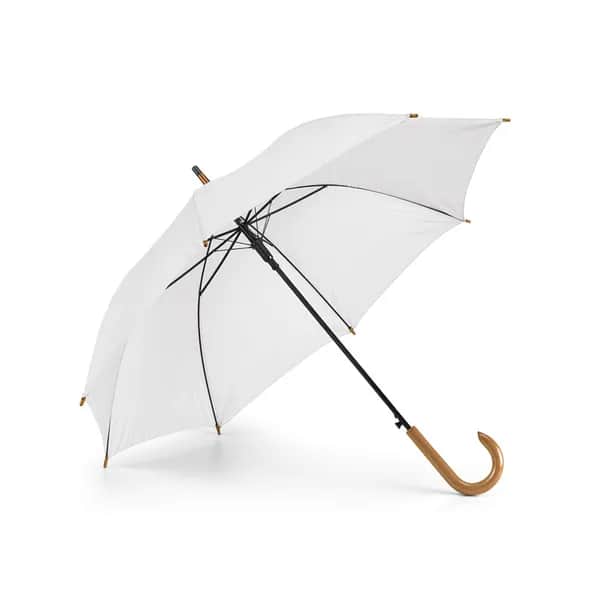 Regenschirm aus 190T-Polyester mit automatischer Öffnung - PATTI - Weiß