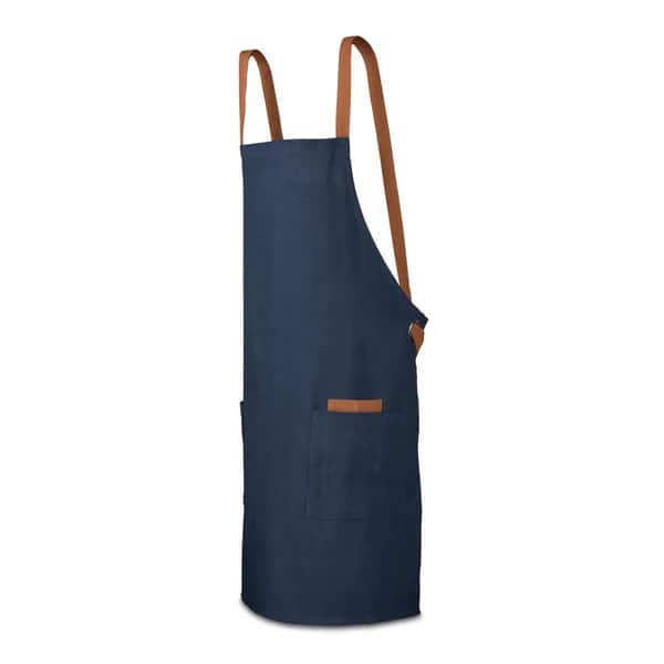 Schürze aus Baumwolle (80 % recycelt) und Polyester (20 % recycelt) (220 g/m²) - CARDAMOM - Dunkelblau