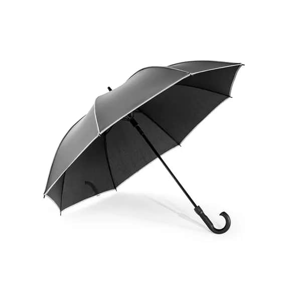 Regenschirm 27, aus recyceltem Polyester (100% rPET) windichtes Pongee 190T - FINNLEY - Schwarz