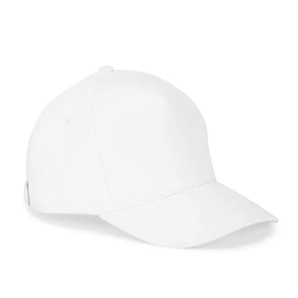 Kappe aus 100% Baumwolle (260gsm) mit 5 Segmenten - ASHTON - Weiß