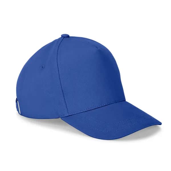 Kappe aus 100% Baumwolle (260gsm) mit 5 Segmenten - ASHTON - Königsblau