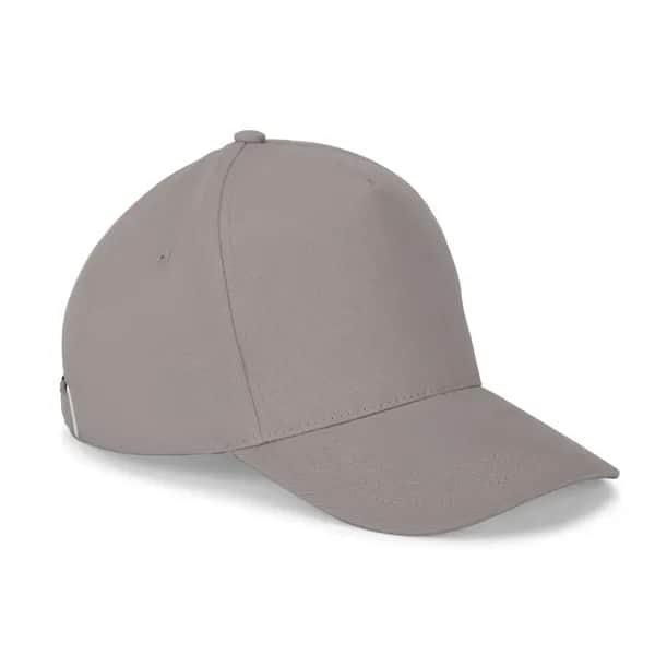 Kappe aus 100% Baumwolle (260gsm) mit 5 Segmenten - ASHTON - Hellgrau