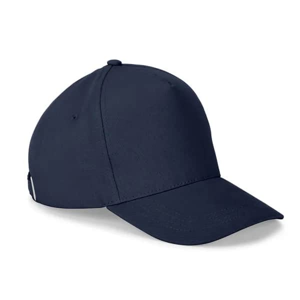 Kappe aus 100% Baumwolle (260gsm) mit 5 Segmenten - ASHTON - Dunkelblau