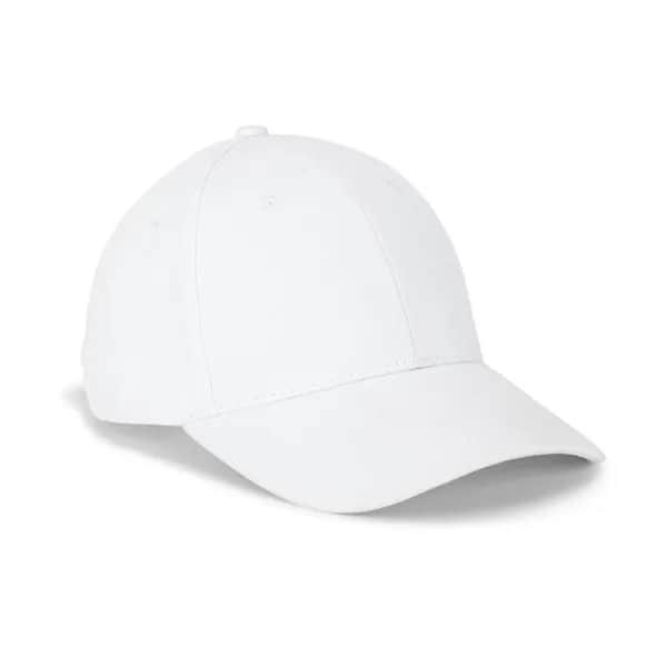 Kappe aus 100 % Baumwolle (260 g/m²) mit 6 Paneelen - NATHAN - Weiß