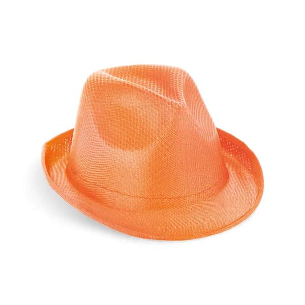 Hut aus PP - MANOLO - Orange