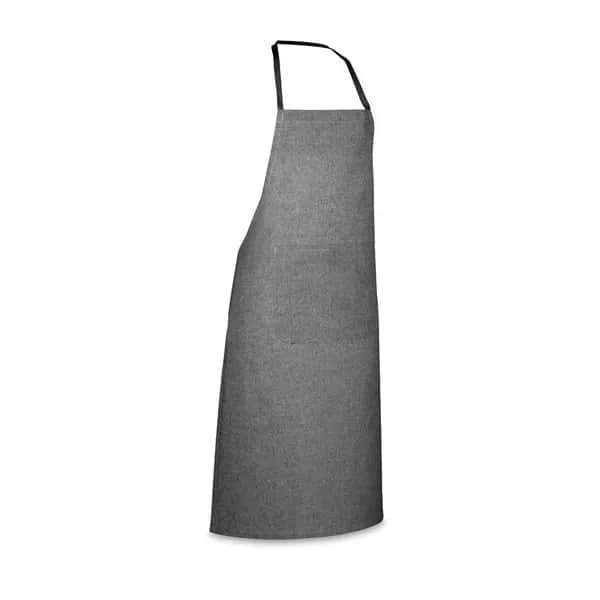 Schürze mit recycelter Baumwolle (140 g/m²) - ZIMBRO - Schwarz