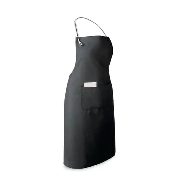 Schürze aus Baumwolle und Polyester (150 g/m²) - CHIVES - Schwarz