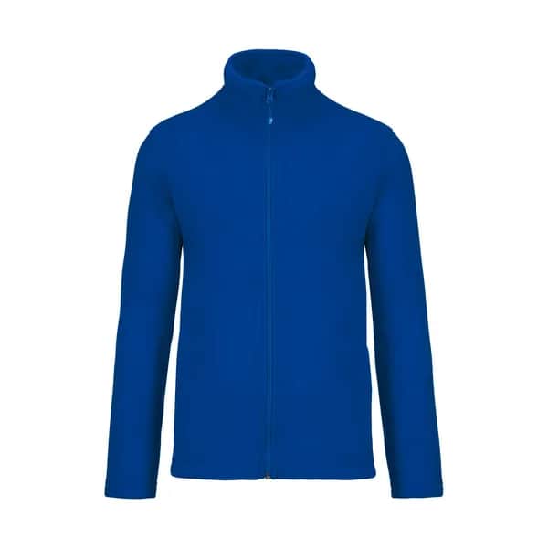 Fleecejacke mit durchgehendem Reißverschluss - KA911 - blau (-06)