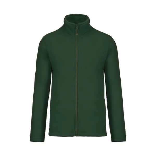 Fleecejacke mit durchgehendem Reißverschluss - KA911 - grün (-07)