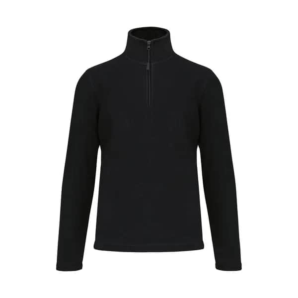 kurze Fleecejacke mit Reißverschluss - KA912 - schwarz (-10)
