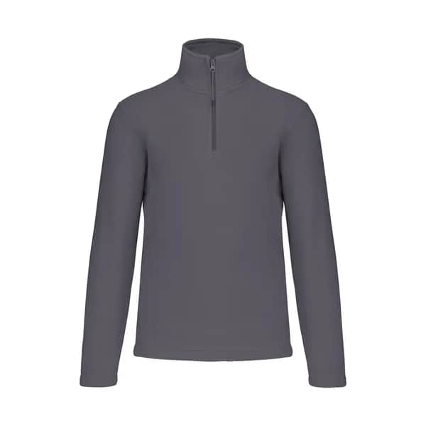kurze Fleecejacke mit Reißverschluss - KA912 - hellgrau (-82)