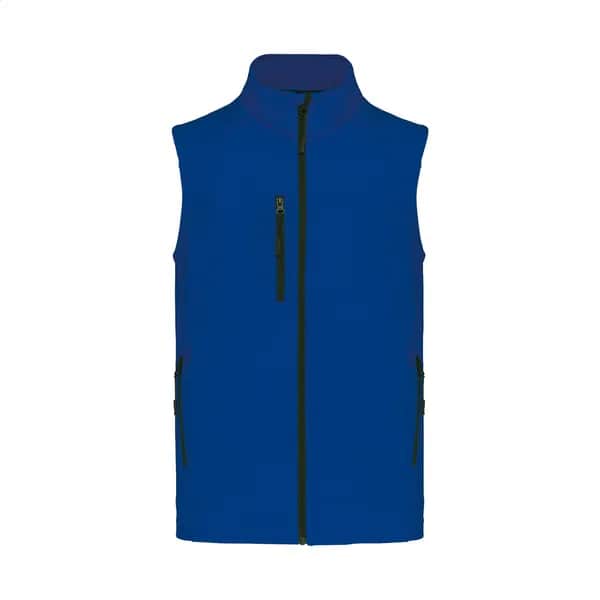 Dreilagige Softshellweste - KA403 - blau (-06)