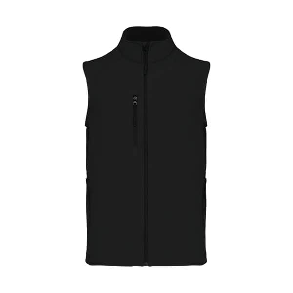 Dreilagige Softshellweste - KA403 - schwarz (-10)