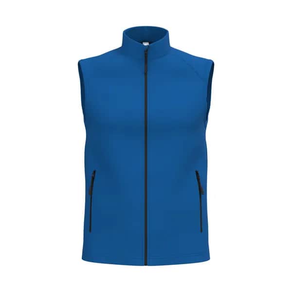 Doppellagige Softshellweste - IB413 - blau (-06)