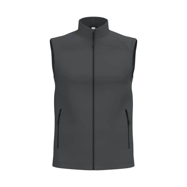 Doppellagige Softshellweste - IB413 - dunkelgrau (-80)