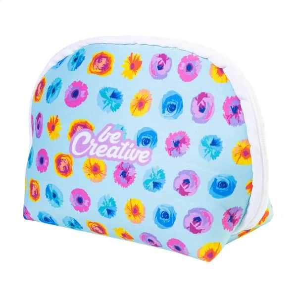 Individuelle RPET-Kosmetiktasche - CreaBeauty Soft M - weiß (-01)
