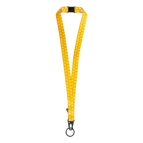 Individuelles Sublimationslanyard - Subyard Hook Safe - schwarz (-10)
