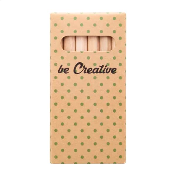 Individuelles Buntstifte-Set (6 Stk.) - Penxil 6 Eco - natur