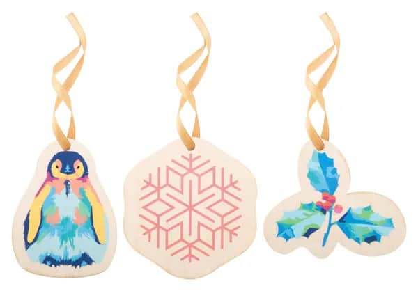 Individueller Weihnachtsbaumschmuck - CreaJul Wood - gold (-98)