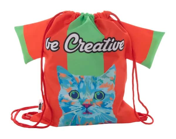 Individueller Turnbeutel - CreaDraw T Kids RPET - rot (-05)