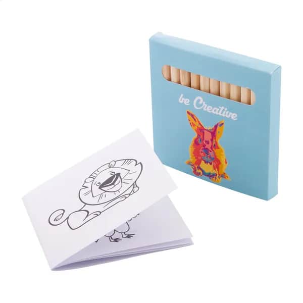 Individuelles Ausmalset, Tiere - Coloxil 12 - weiß (-A)