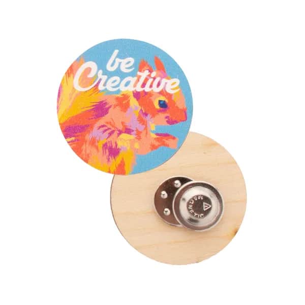 Individueller Anstecker - WooBadge - natur (-A)