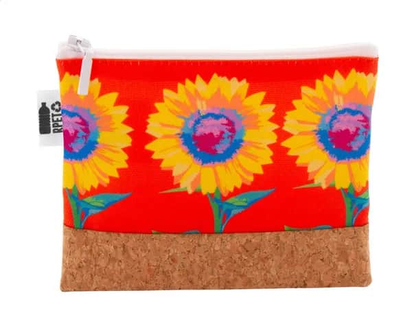 Individuelle Kosmetiktasche - CreaBeauty Cork S RPET - weiß (-01)