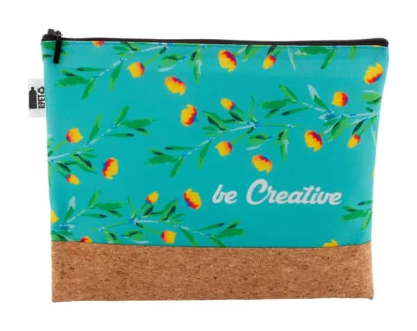 Individuelle Kosmetiktasche - CreaBeauty Cork L RPET - schwarz (-10)