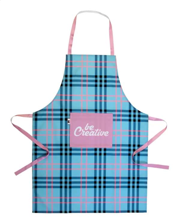 Individuelle RPET Schürze - CreaChef Pocket - weiß